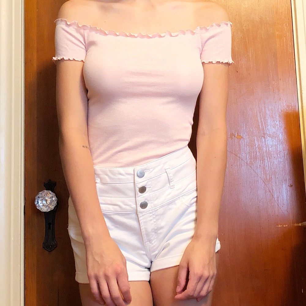 Hollister off the shoulders crop